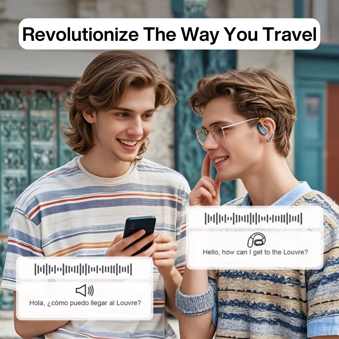 VerbaBuds™ AI Translator Earbuds